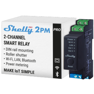     Shelly Pro 2PM  WiFi 2.4 GHz IEEE802.11 b/g/n / Bluetooth