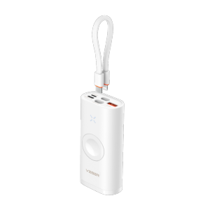 VEGER Mini Power Bank con LEDs de carga Capacidad 10000mAh