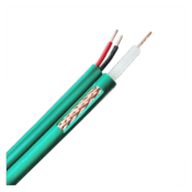 Cable coaxial KX6 Vídeo y alimentación Rollo de 100 metros