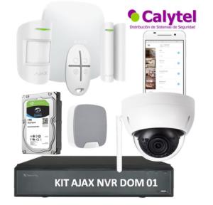 Sistema de Alarma profesional AJAX con  Ethernet y GPRS y Videograbación
