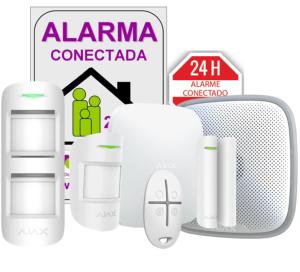  Alarma profesional AJAX con  Ethernet y GPRS, Sirena y detección para exterior