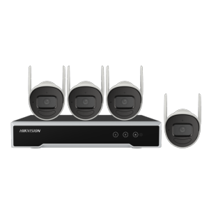 Kit CCTV WiFi Hikvision gama VALUE NVR 4 canales 4 cámaras 2 Mpx preregistradas WiFi