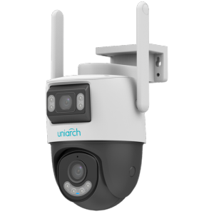    Cámara IP WiFi Uniarch | 5MP Doble lente 2.8 mm panorámica y 4 mm PTZ
