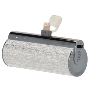   VEGER Mini Power bank con LEDs de carga