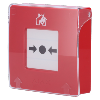 Botón manual de alarma de incendio rojo Certificación EN 54