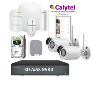 Sistema de Alarma profesional AJAX con  Ethernet y GPRS y Videograbación