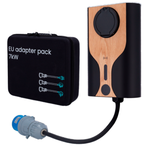      Kit cargador portable + adaptadores enchufe