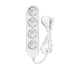     Shelly Power Strip 4 Gen4 (White) Regleta inteligente con 4 tomas independientes