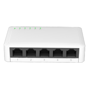   Switch de sobremesa 5 puertos RJ45  Gigabit 
