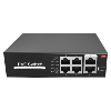       Switch PoE 4 puertos PoE + 2 Uplink RJ45