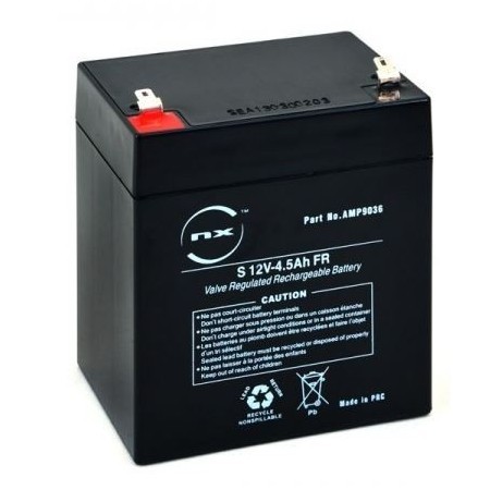 Batería recargable 12V 4,5 Ah.