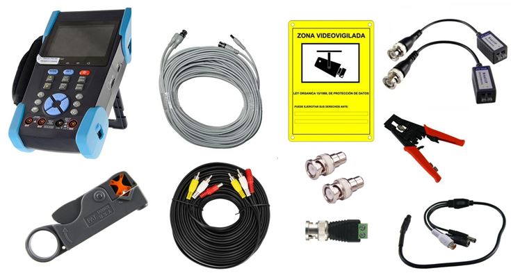 Herramientas y accesorios CCTV