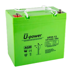  Upower Batería recargable Tecnología plomo ácido AGM Voltaje 12 V