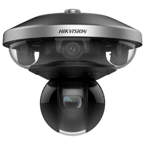  Hikvision cámara PTZ IP doble lente SOLUTIONS Panorámica 4x4Mpx + PTZ 4Mpx