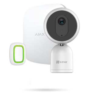 Kit de alarma para personas mayores con cámara y botón de pánico Ajax
