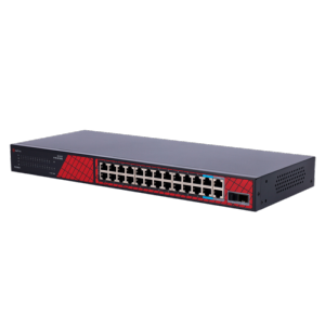  Safire Switch Hi-PoE 24 puertos + 2 SFP Uplink + 2 Uplink RJ45