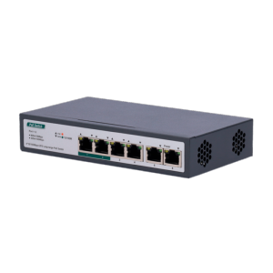       Switch PoE 4 puertos PoE+ FE + 2 GE Uplink