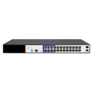   Switch PoE 24 puertos PoE + 2 Gigabit Velocidad 10/100/1000 Mbps