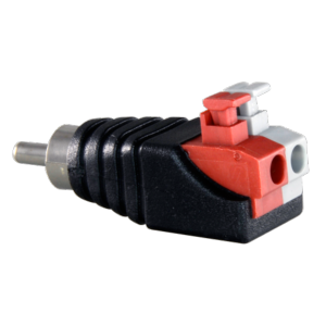 Conector BNC MACHO de fácil conexionado Salida +/ de 2 terminales