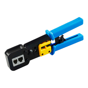  Herramienta crimpadora para conector pasante Modelo profesional de alta calidad Conectores: EZ-RJ45, RJ11, RJ12 y RJ22