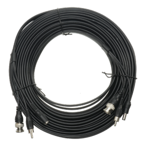 Cable BNC+DC+AUDIO (Audio, vídeo y alimentación) de 20 metros