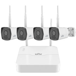  Kit de Videovigilancia Uniview Conexión ethernet y WiFi