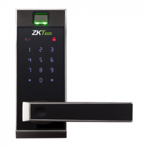 Cerradura inteligente ZKTeco Huellas dactilares, teclado y Bluetooth Hasta 100 usuarios y APP móvil