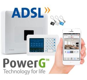  NUEVO BUNDLE ADSL PowerMaster-33E (Panel + PLink3 + Teclado)