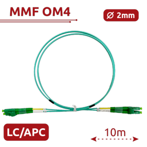    Cable de conexión de fibra óptica Fibra multimodo OM4