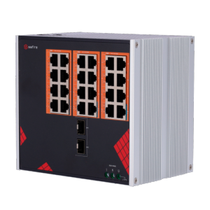      Safire Switch Industrial Alimentación AC 90~264V 24 puertos Gigabit + 2 SFP Gigabit