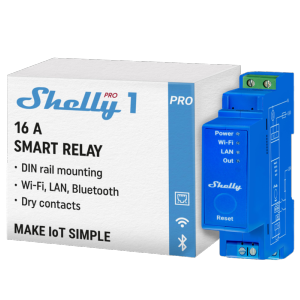     Shelly Pro 1 WiFi 2.4 GHz IEEE802.11 b/g/n / Bluetooth