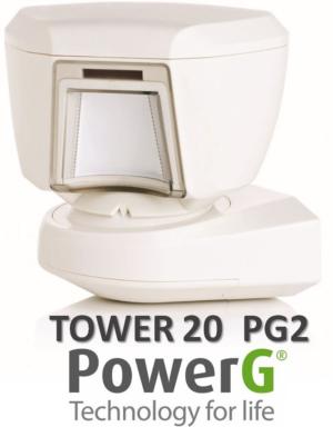 Detector de Exterior Visonic TOWER 20 PG2
