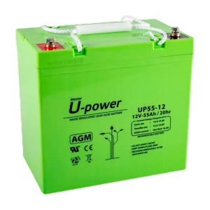  Upower Batería recargable Tecnología plomo ácido AGM Voltaje 12 V