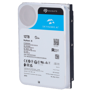  Disco duro Seagate Skyhawk AI Capacidad 12 TB Interfaz SATA 6 Gb/s