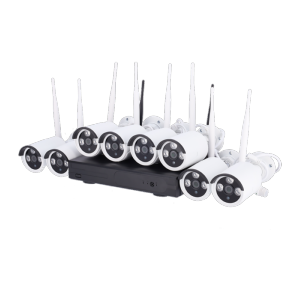 Kit CCTV WiFi Nivian NVR 10 canales 8 cámaras 3 Mpx preregistradas
