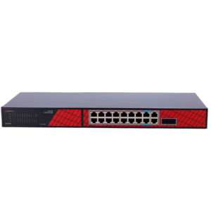        Safire Switch Hi-PoE 16 puertos PoE + 2 SFP + 2 RJ45