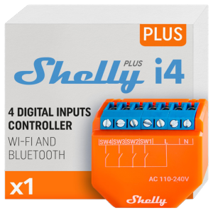     Shelly Plus I4 Gen3 WiFi 2.4 GHz IEEE802.11 b/g/n / Bluetooth