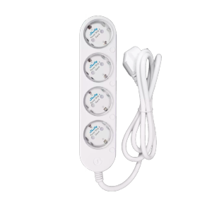     Shelly Power Strip 4 Gen4 (White) Regleta inteligente con 4 tomas independientes