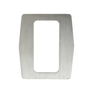 Placa de acero personalizada para tornos ZKTeco Embellecedor para lectores biométricos