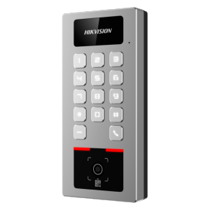  Control de acceso PoE IP65 IK09 Tarjeta MF DESFire, QR dinámico y PIN