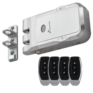     Cerrojo invisible Apertura por mando a distancia
