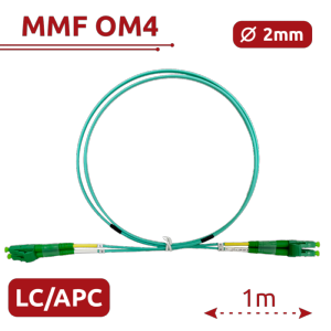    Cable de conexión de fibra óptica Fibra multimodo OM4
