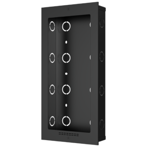 Panel frontal y caja de registro encastrada