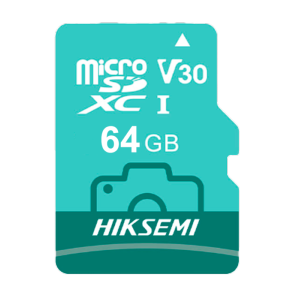   Tarjeta microSD Hikvision Capacidad 64 GB