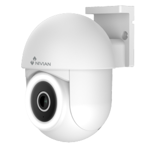    Nivian Smart Cámara 2K Wifi 2.4 GHz | Exterior IP65 IR hasta 10 m | Foco LED blanco