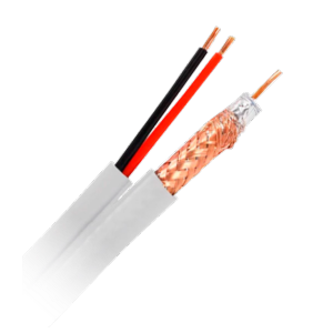  Cable Combinado RG59 + alimentación Rollo de 100 metros