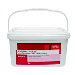 Rely+On Virkon Desinfectante bactericida, levuricida y viricida Bote de 5Kg / 1000 dosis