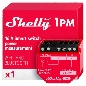     Shelly 1PM Gen3 WiFi 2.4 GHz IEEE802.11 b/g/n / Bluetooth