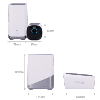   Kit 2 Cámaras solar + 1 HomeBase Eufy by Anker 4K /Detección Humanos, mascotas y vehículos