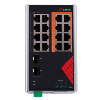       Safire Switch Industrial Alimentación AC 90~264V 16 puertos Gigabit + 2 SFP Gigabit